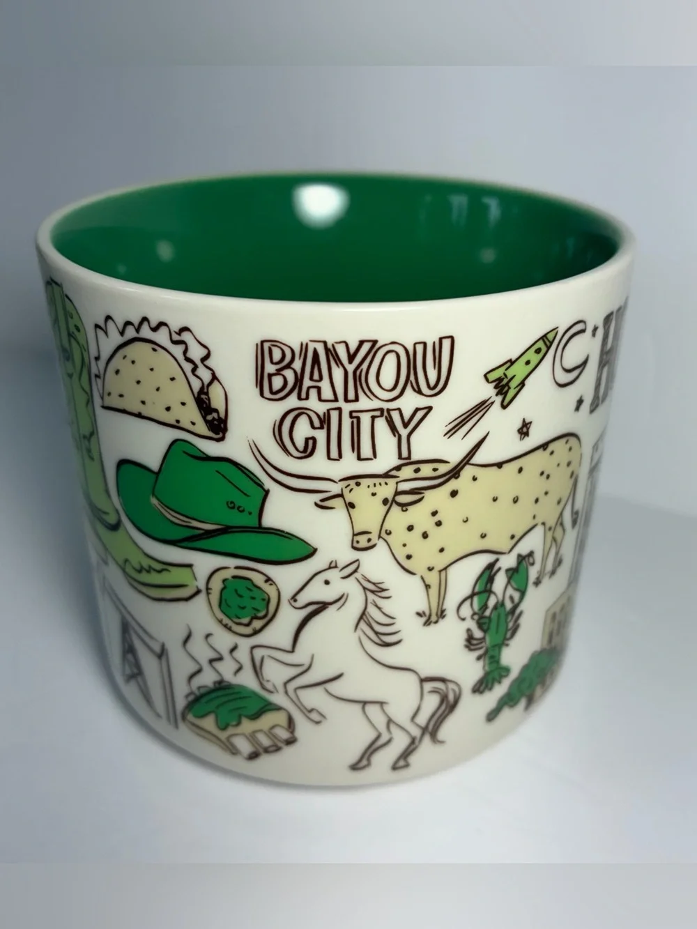 Starbucks Been There Series 14oz Mug - Texas Houston Bayou City Cup Coffee Tea